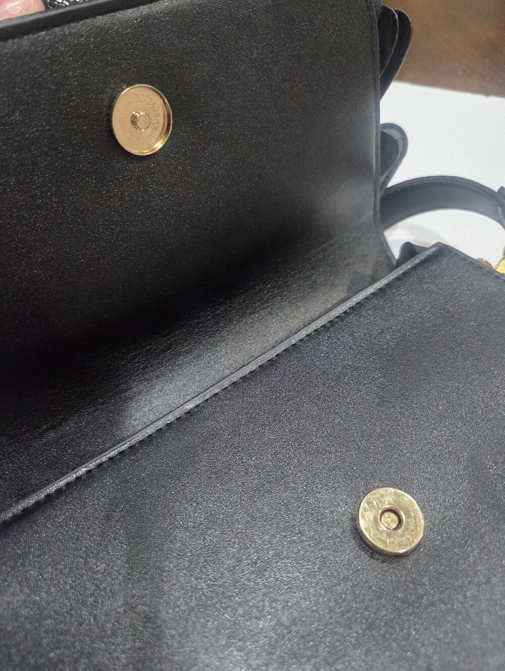 Studded Multi-Color Leather Crossbody Shoulder Bag 9in.×5in.×3in. - Picture 8 of 10